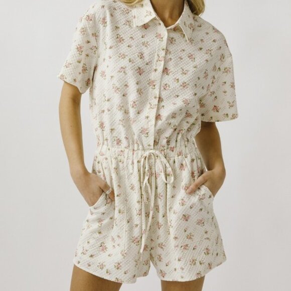 Tiny Floral Bouquet Romper
